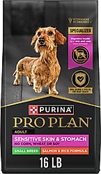 Purina Pro Plan Small Breed Adult Sensitive Skin & Stomach Formula Powdered Dog Food