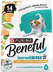 Purina Beneful Small Breed IncrediBites with Farm-Raised Chicken Powdered Dog Food