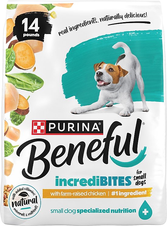 Purina Beneful Small Breed IncrediBites with Farm-Raised Chicken Powdered Dog Food