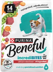Purina Beneful IncrediBites with Farm-Raised Small Breed Powdered Dog Food