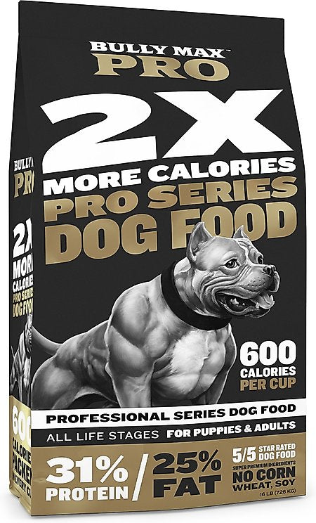 Bully Max Pro 2X High Calorie Chicken Powdered Dog Food