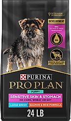 Purina Pro Plan Development Sensitive Skin & Stomach Salmon & Rice Large Breed Powdered Dog Food