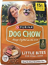 Dog Chow Adult Little Bites with Real Chicken & Beef Small Breed Powdered Dog Food