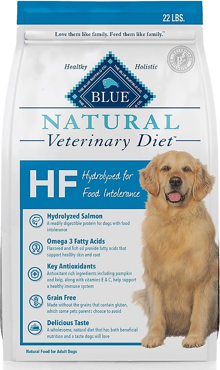 Blue Buffalo Natural Veterinary Diet HF Hydrolyzed for Food Intolerance Grain-Free Powdered Dog Food