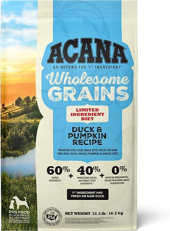 ACANA Limited Ingredient & Pumpkin Wholesome Grains Powdered Dog Food
