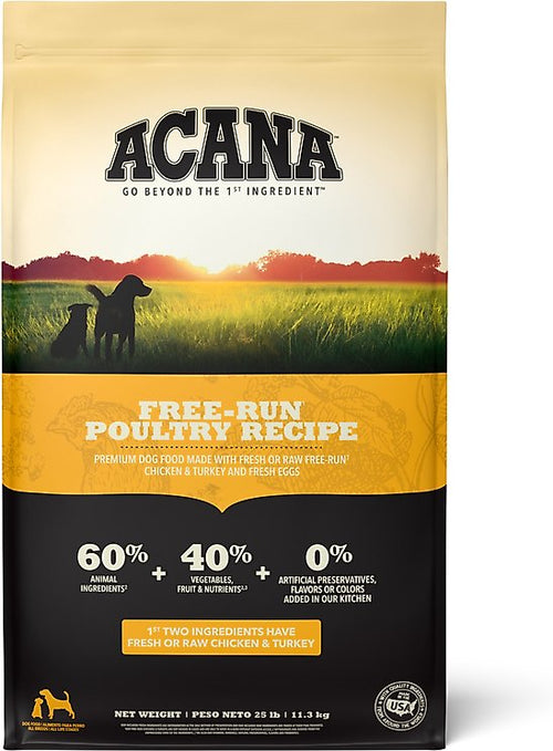 ACANA Free Run Poultry Grain-Free Powdered Dog Food