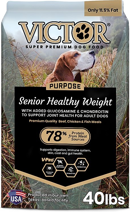 VICTOR Senior Healthy Weight Joint Support Low Fat Gluten-Free Powdered Dog Food