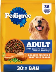 Pedigree Complete Nutrition & Vegetable Flavor Dog Kibble Adult Powdered Dog Food