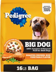 Pedigree Big Dogs Adult Complete Nutrition Large Breed Roasted Chicken Flavor Powdered Dog Food