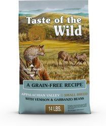 Taste of the Wild Appalachian Valley Small Breed Grain-Free Powdered Dog Food