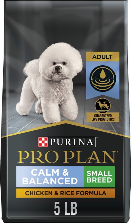 Purina Pro Plan Calm & Balanced Small Breed Chicken & Rice Formula Dog Dry Food Powdered Dog Food