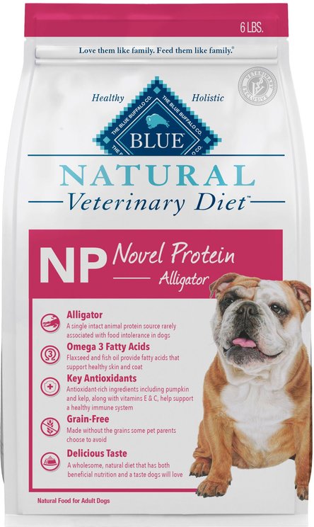 Blue Buffalo Natural Veterinary Diet NP Novel Protein Alligator Powdered Dog Food