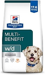 Hill's Prescription Diet w/d Multi-Benefit Chicken Flavor Powdered Dog Food