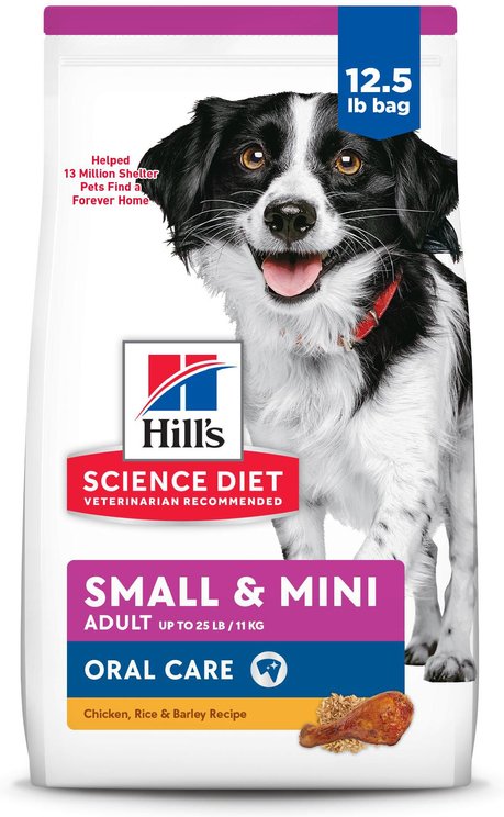 Hill's Science Diet Oral Care Small Breed & Mini Breed Chicken Recipe Adult Powdered Dog Food