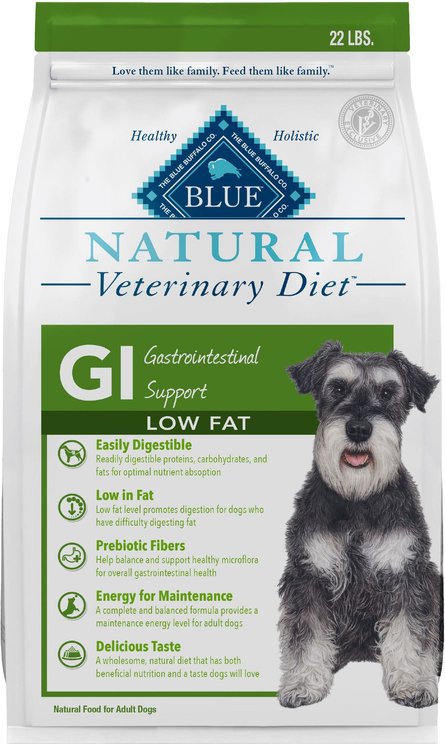 Blue Buffalo Natural Veterinary Diet GI Gastrointestinal Support Powdered Dog Food