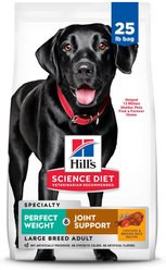 Hill's Science Diet Perfect Weight Management & Joint Support Chicken Flavored Powdered Dog Food