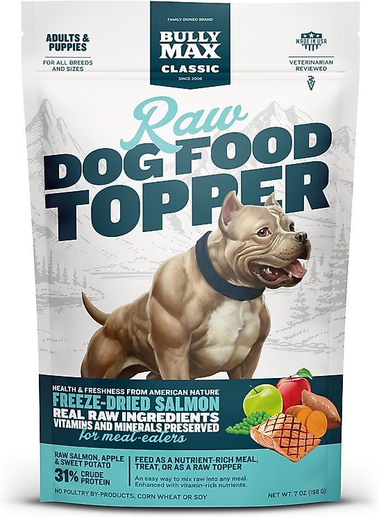 Bully Max Salmon High Protein Freeze-Dried Raw Dog Food Topper Powdered Dog Food