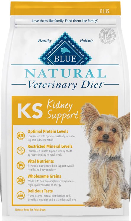 Blue Buffalo Natural Veterinary Diet KS Kidney Support Powdered Dog Food